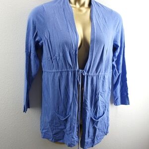 Chicos tie closure cardigan sweater size 2